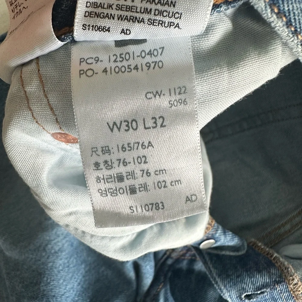 Levi's Women's Straight Leg Blue Jeans - Picture 5 of 7